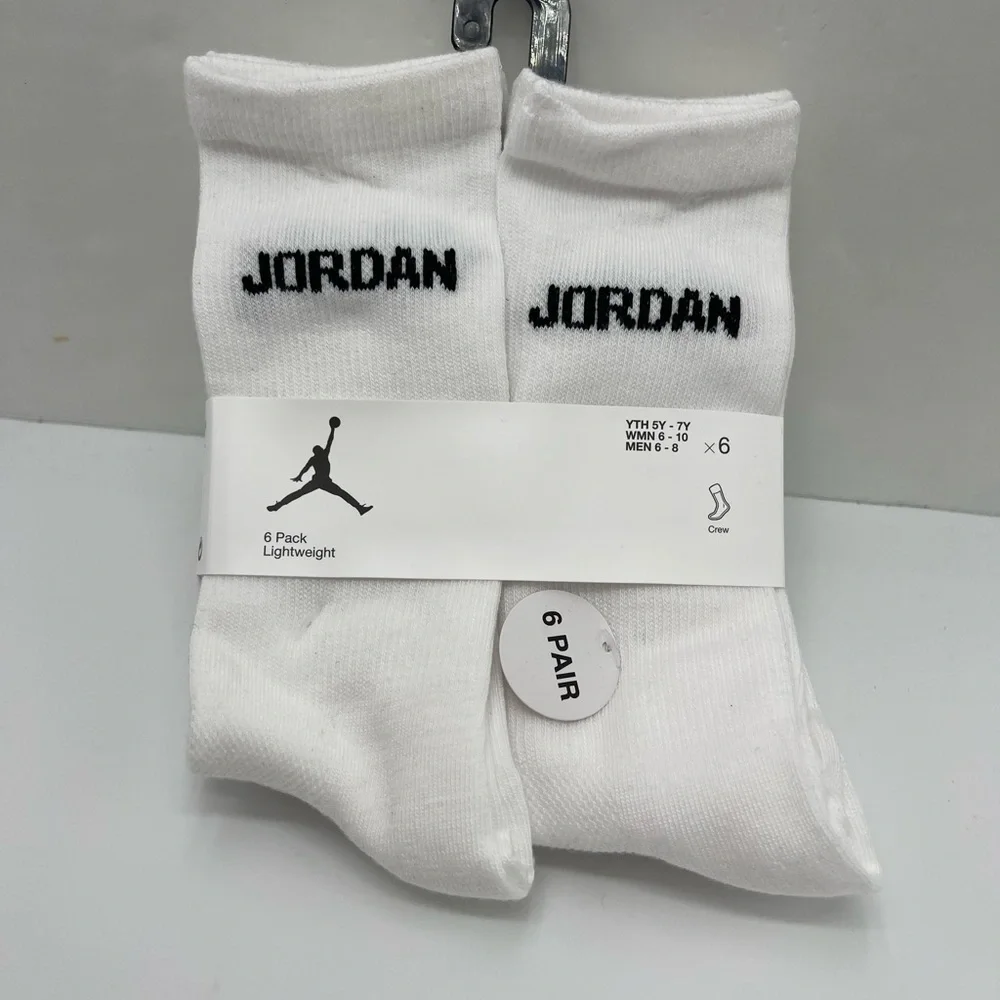 JORDAN JUMPMAN CREW Socks 
6PK

Style XJ0130-001 - Picture 14 of 16